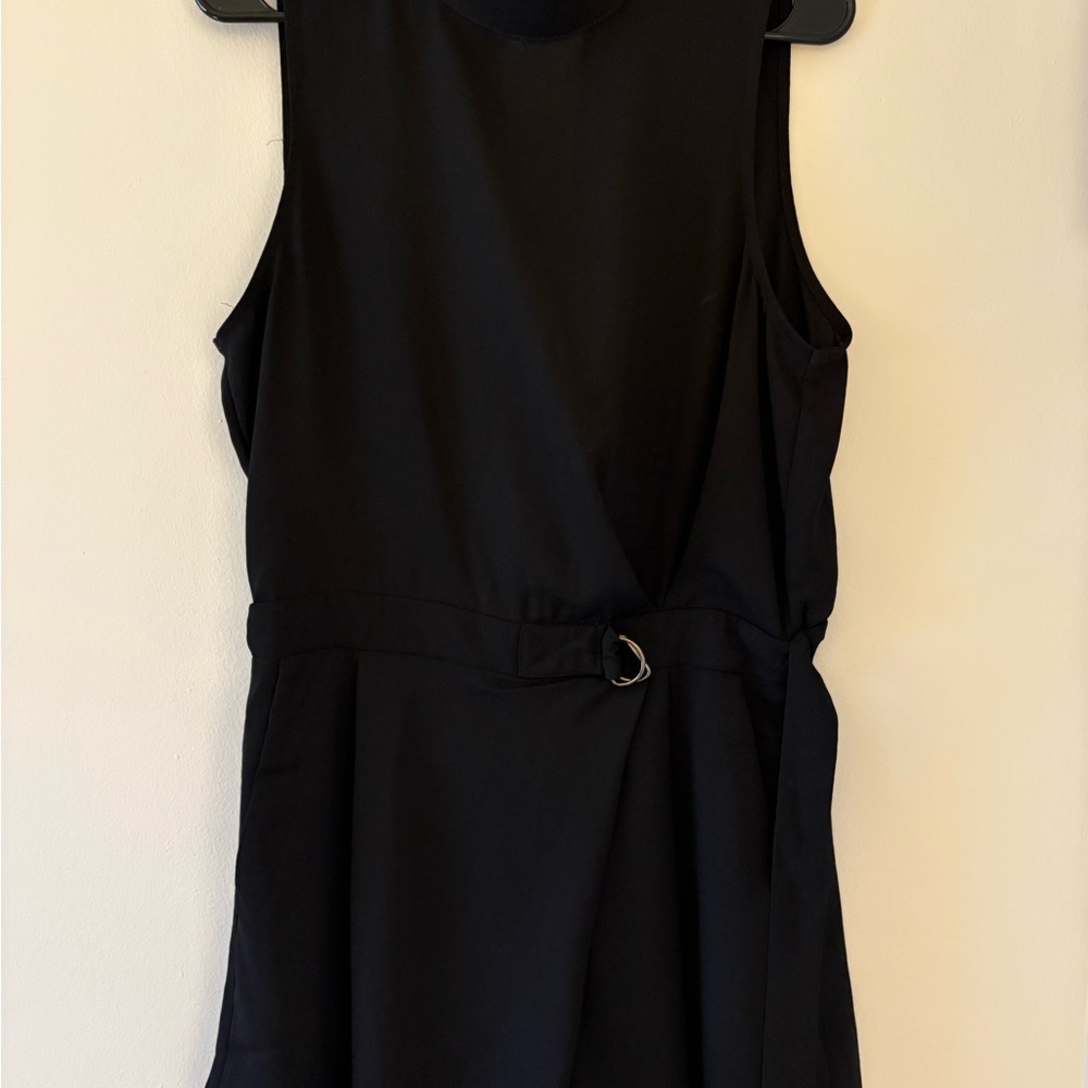 Elegant Black Sleeveless Romper